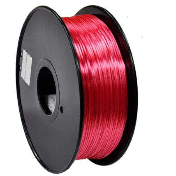 3D FILAMENT CM 1,75 mm polymer silk selyem piros 1000g 1kg