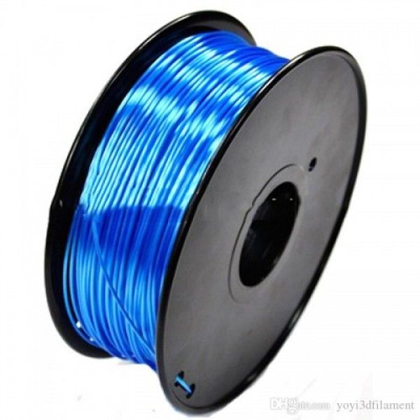 3D FILAMENT CM 1,75 mm polymer silk selyem kék 1000g 1kg