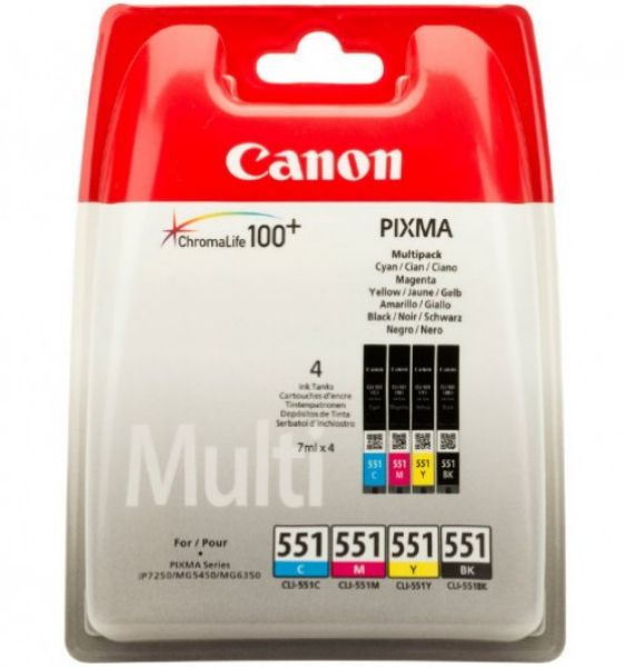 Canon CLI551 PatronMULTI C/M/Y/Bk
