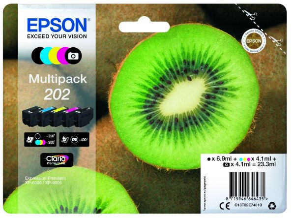 Epson T02E7 Multipack 202 (Eredeti)