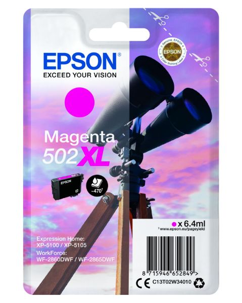 Epson T02W3 Patron Magenta 6,4ml (Eredeti)