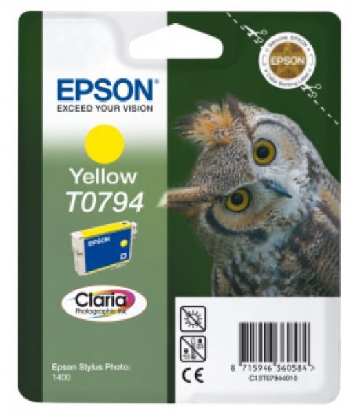 Epson T0794 Patron Yellow 11ml (Eredeti)
