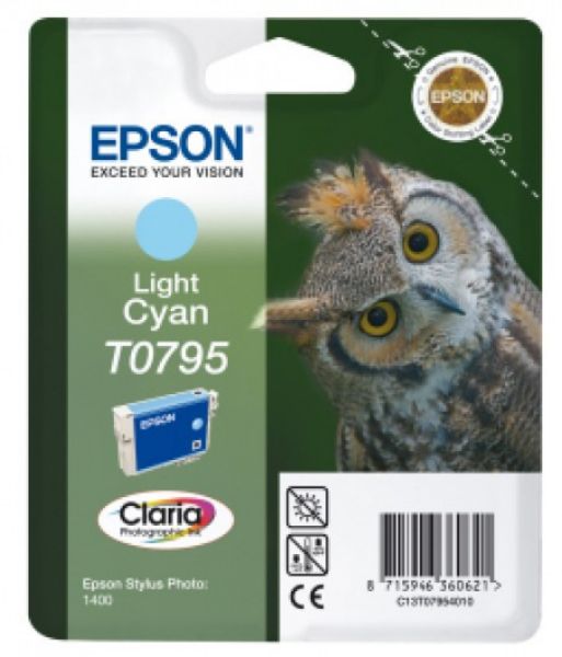 Epson T0795 Patron Light Cyan 11ml (Eredeti)