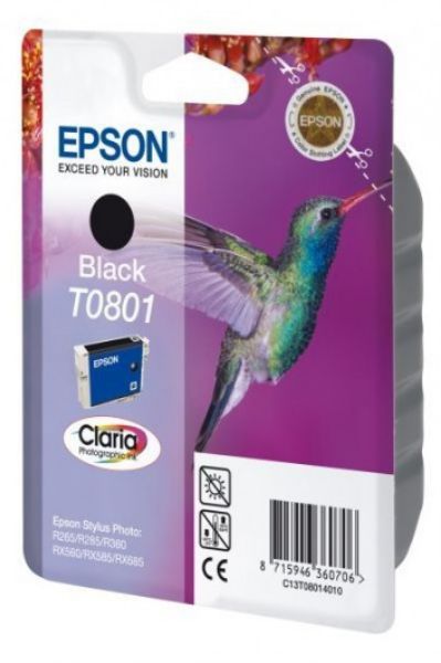 Epson T0801 Patron Black 7,4ml (Eredeti)
