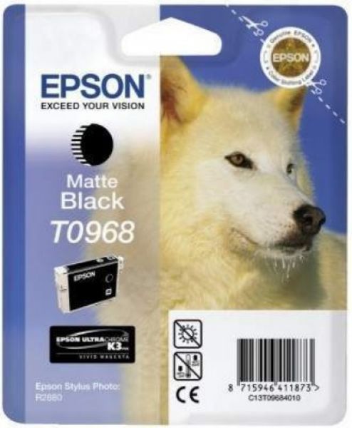 Epson T0968 Patron Matt Black 11,4ml (Eredeti)