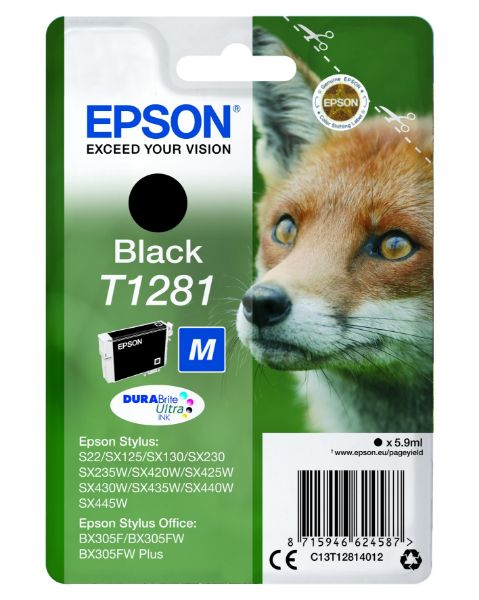 Epson T1281 Patron Black 5,9ml (Eredeti)