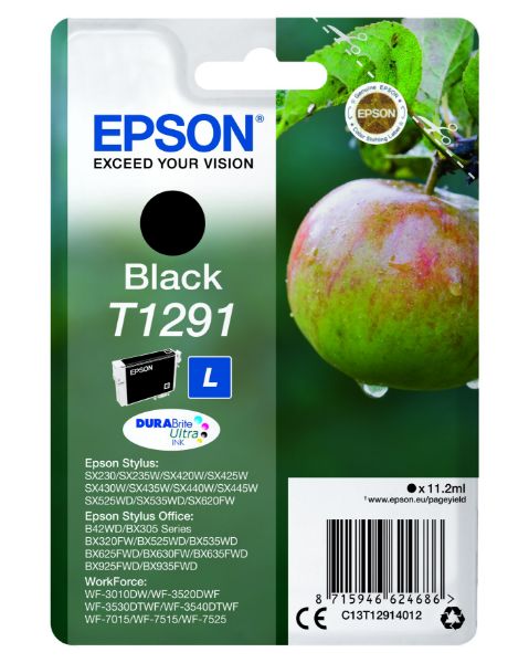 Epson T1291 Patron Black 11,2ml (Eredeti)