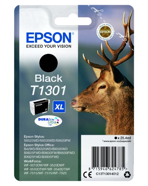 Epson T1301 Patron Black 25,4ml (Eredeti)