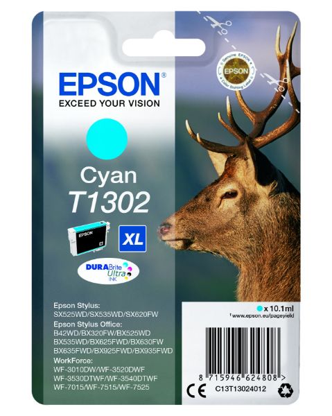 Epson T1302 Patron Cyan 10,1ml (Eredeti)