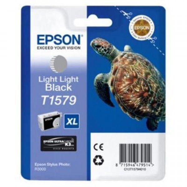 Epson T1579 Patron Light Black 26ml (Eredeti)