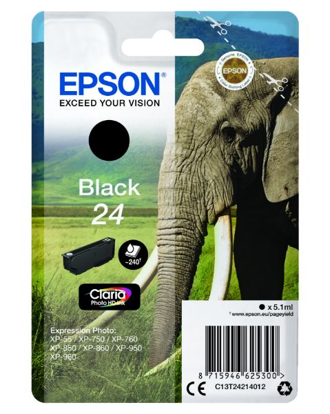 Epson T2421 Patron Black 5,1ml 24 (Eredeti)