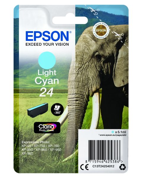 Epson T2425 Patron Light Cyan 5,1ml 24 (Eredeti)
