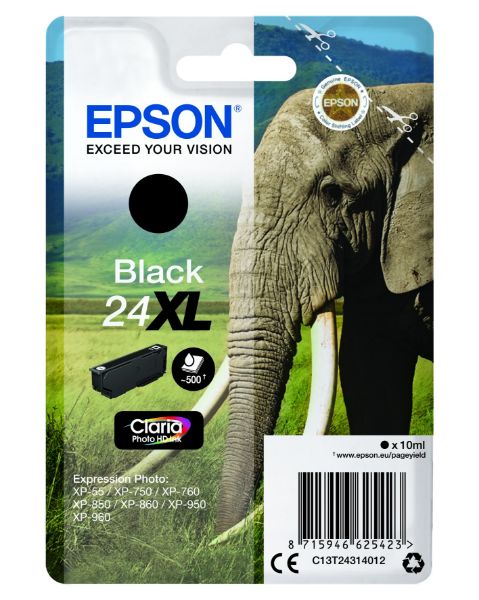 Epson T2431 Patron Black 10ml 24XL (Eredeti)