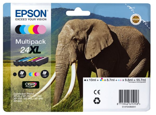 Epson T2438 Patron Multipack High Capacity 24XL (Eredeti)