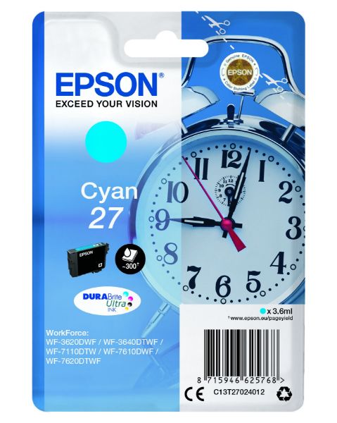 Epson T2702 Patron Cyan 3,6ml (Eredeti)