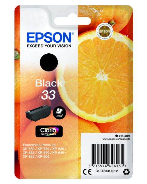 Epson T3331 Patron Black 6,4ml (Eredeti)