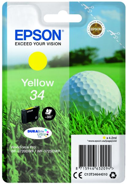 Epson T3464 Patron Yellow 4,2 ml (Eredeti)