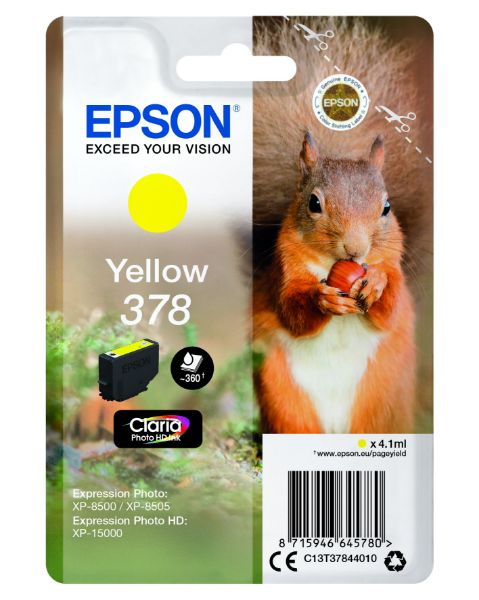 Epson T3784 Patron Yellow 5,5ml 378 (Eredeti)