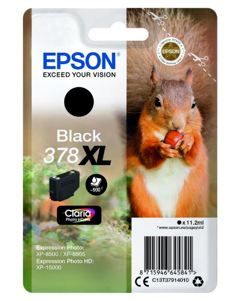 Epson T3791 Patron Black 11,2ml 378XL (Eredeti)