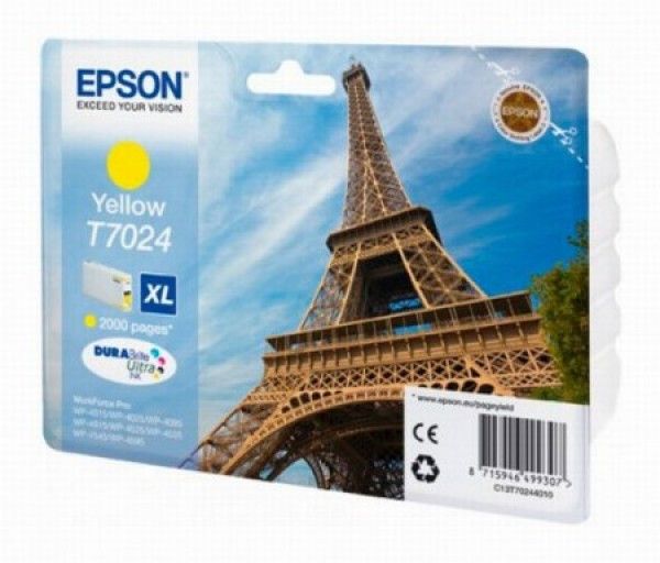 Epson T7024 Patron Yellow 2K (Eredeti)