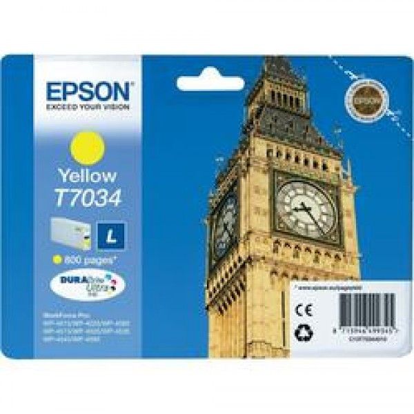 Epson T7034 Patron Yellow 0,8K (Eredeti)