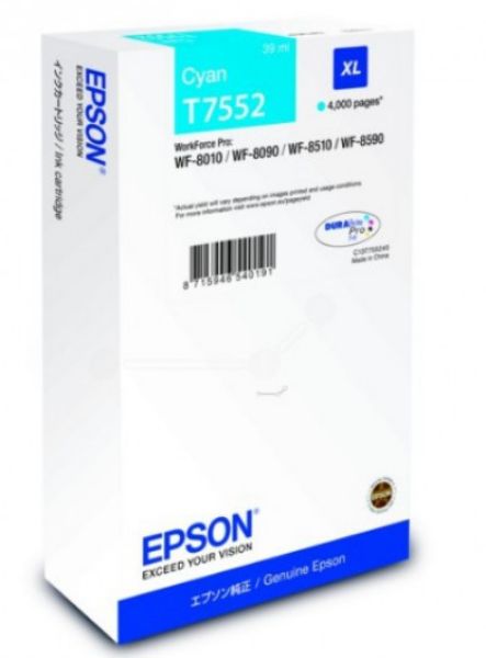 Epson T7552 Patron Cyan 4K (Eredeti)