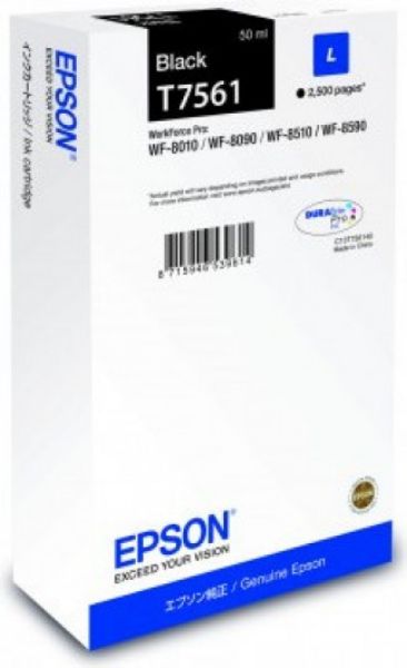 Epson T7561 Patron Black 2,5K (Eredeti)