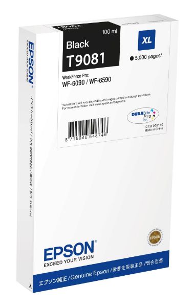 Epson T9081 Patron Black 5K (Eredeti)