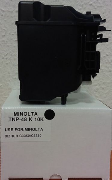 MINOLTA C3350/3850 ton Bk TNP48K ECOPIXEL (For Use)