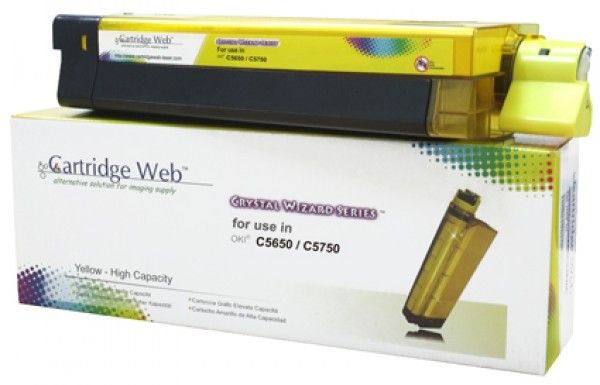 OKI C5650/C5750 Cartridge Yellow 2K (New Build)CartridgeWeb