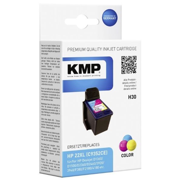 HP C9352A Color KMP No.22XL (For Use)