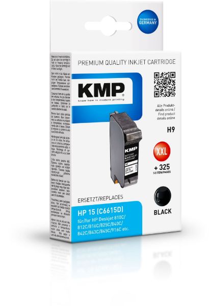 HP C6615D  Black KMP No.15 (For Use)