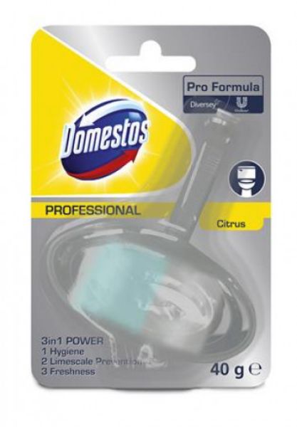 Domestos Pro Formula WC Frissítő Blokk 3in1 Citrus 40g