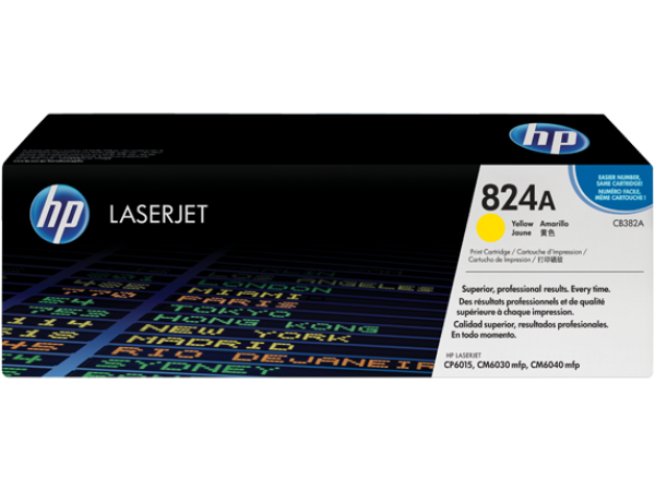 HP CB382A Toner Yellow 21k No.824A (Eredeti)