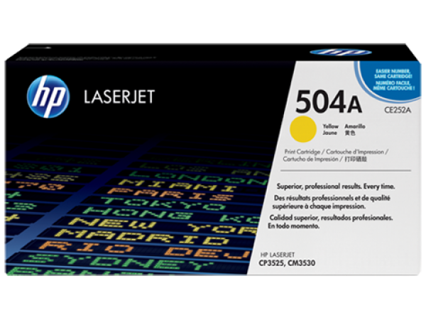 HP CE252A Toner Yellow 7k No.504A (Eredeti)