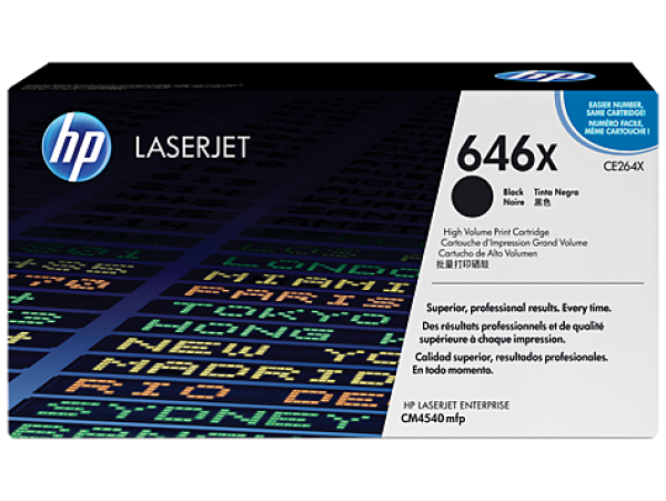 HP CE264X Toner Bk 17k No.646X (Eredeti)