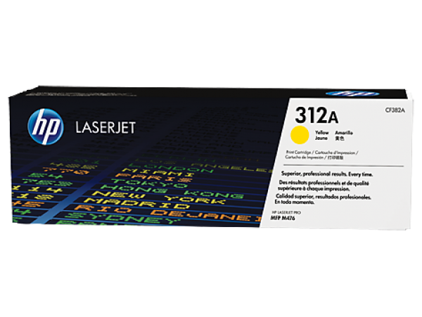 HP CF382A Toner Yellow 2,7k No.312A (Eredeti)