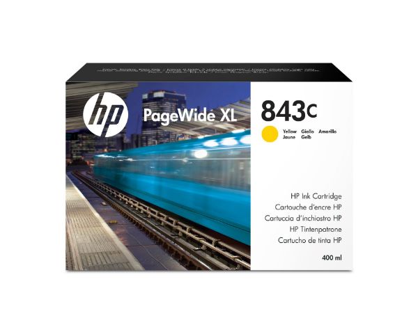 HP C1Q68A Patron Yellow 400ml No.843C (Eredeti)