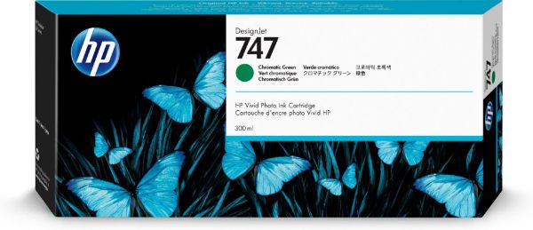 HP P2V84A Patron Chromatic Green 300ml No.747 (Eredeti)