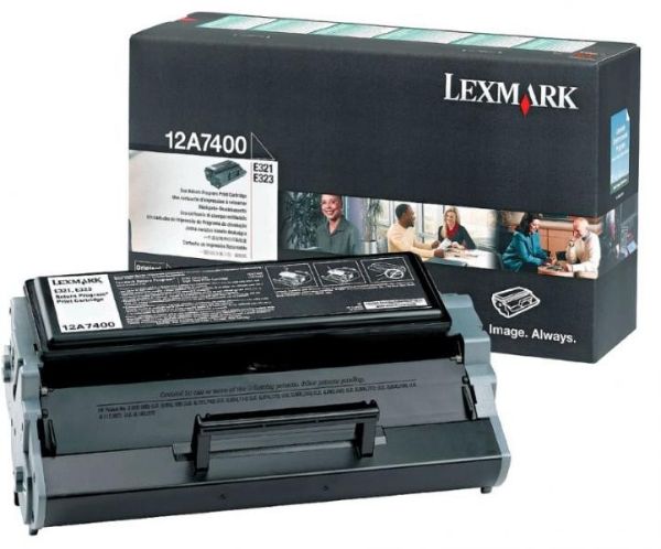 Lexmark E321/323 Return Toner 3K (Eredeti) 12A7400