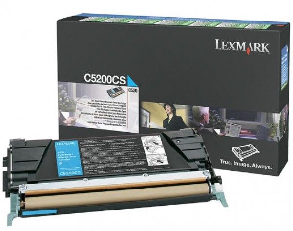 Lexmark C520/530 Return Toner Cyan 1,5K (Eredeti) C5200CS