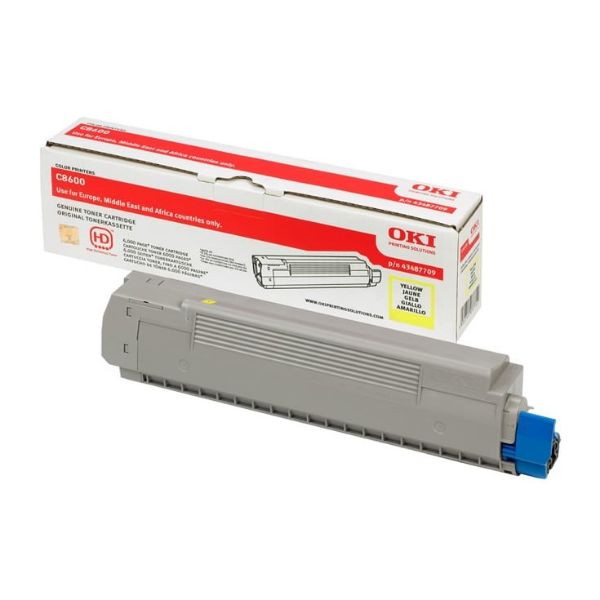 Oki C8600 Toner Yellow (Eredeti)