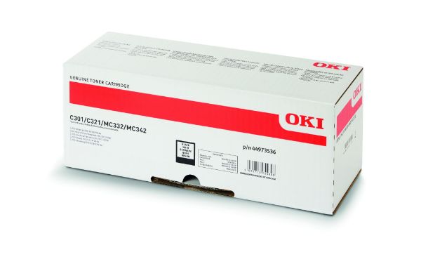 Oki C301/C321 Toner Black 2,2K (Eredeti)