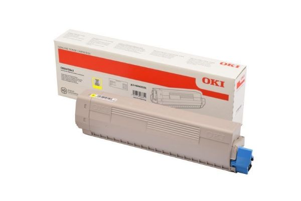 Oki C833/C843 Toner Yellow 10K (Eredeti)