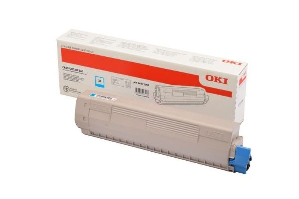 Oki C823/C833/C843 Toner Cyan 7K (Eredeti)