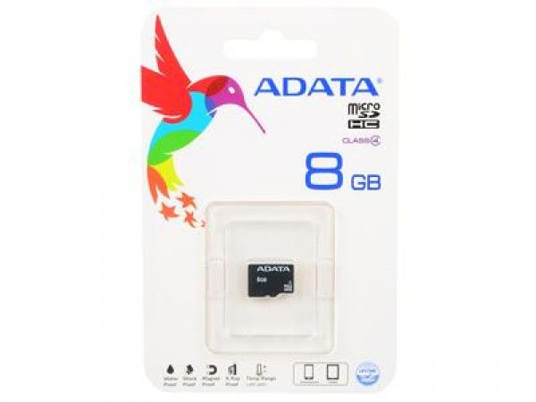 SD 8GB A-DATA  AUSDH8GCL4-R adapter nélkül