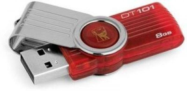 Pen Drive 8GB Kingston DT101 RED
