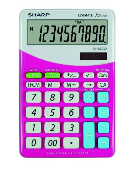 Sharp ELM332BPK számológép (Rózsaszín)
